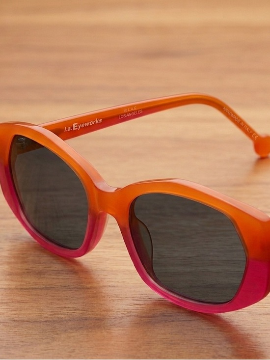 L.a. Eyeworks- Corner Table Geometric Sunglasses (made in Italy) main image 5